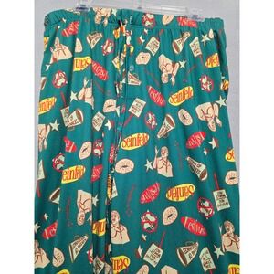 Seinfeld Pajama Pants Mens XL Green Novelty
